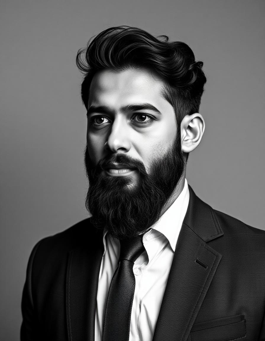 The Founder — leader portrait