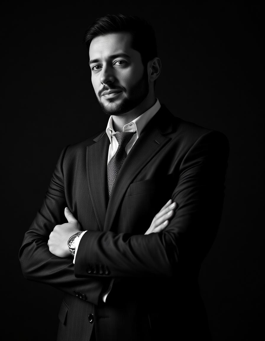 Decisive executive portrait